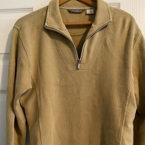 TOMMY BAHAMA ARUBA LADIES 1/4 ZIP PULLOVER SIZE MEDIUM GREEN VINTAGE